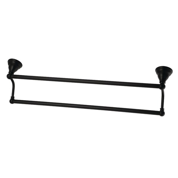 BA5563MB Royale 24" Dual Towel Bar, Matte Black